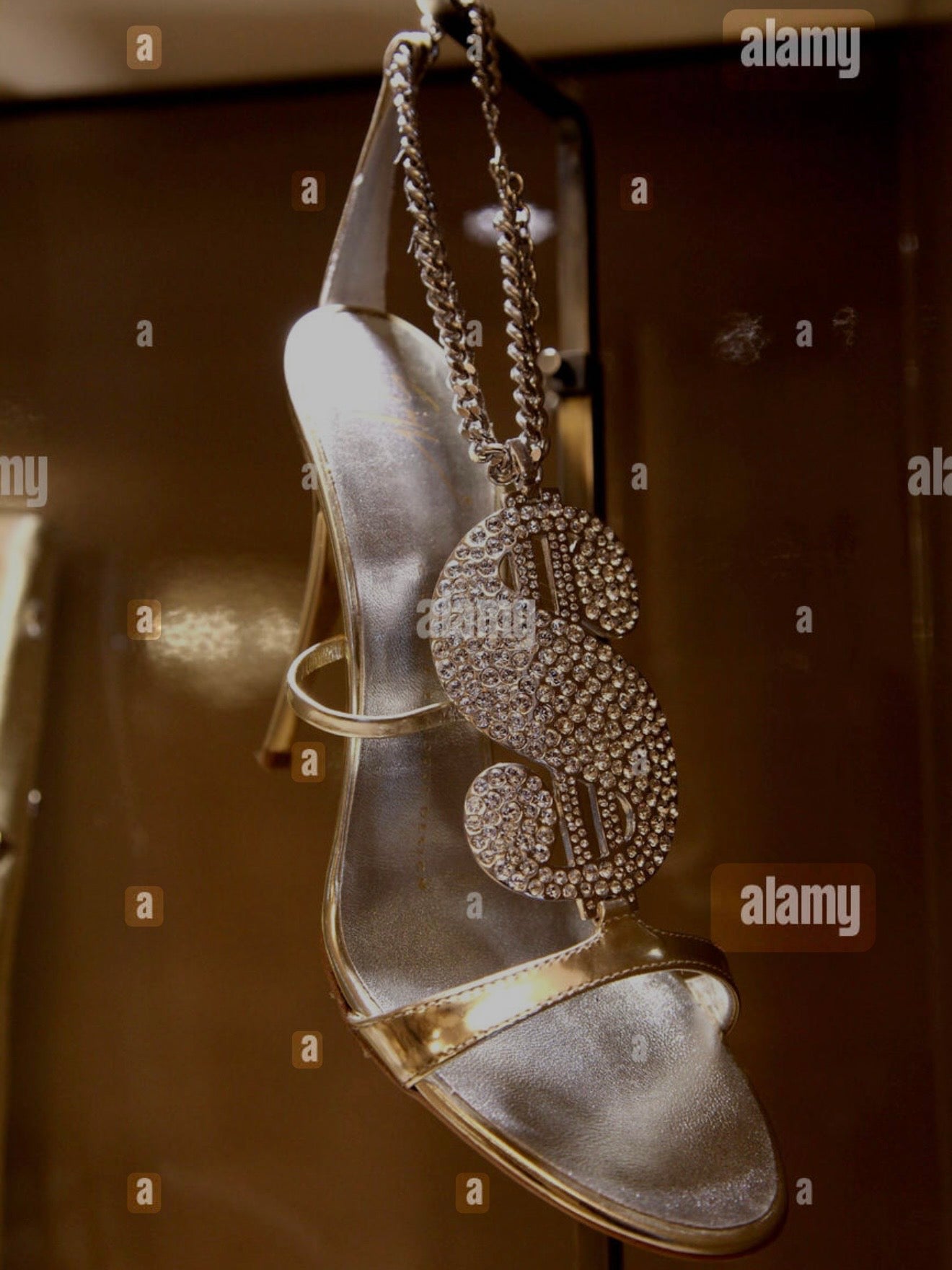 Giuseppe Zanotti Dollar Sign Wedge Heel - 37