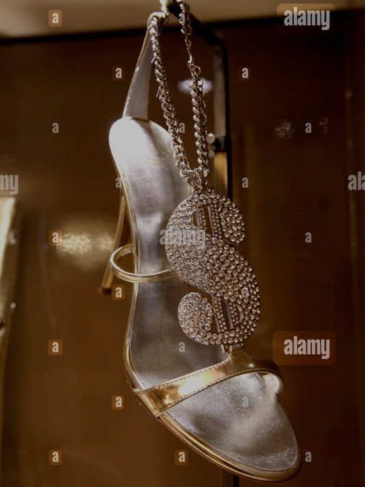 Giuseppe Zanotti Dollar Sign Wedge Heel - 37