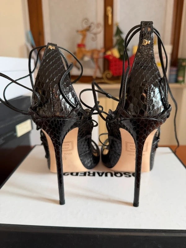 Dsquared2 Riri Lace Up Heels - 38/38.5
