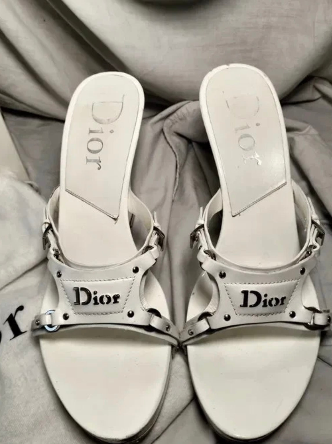Dior Bondage Wedge Heels - 40