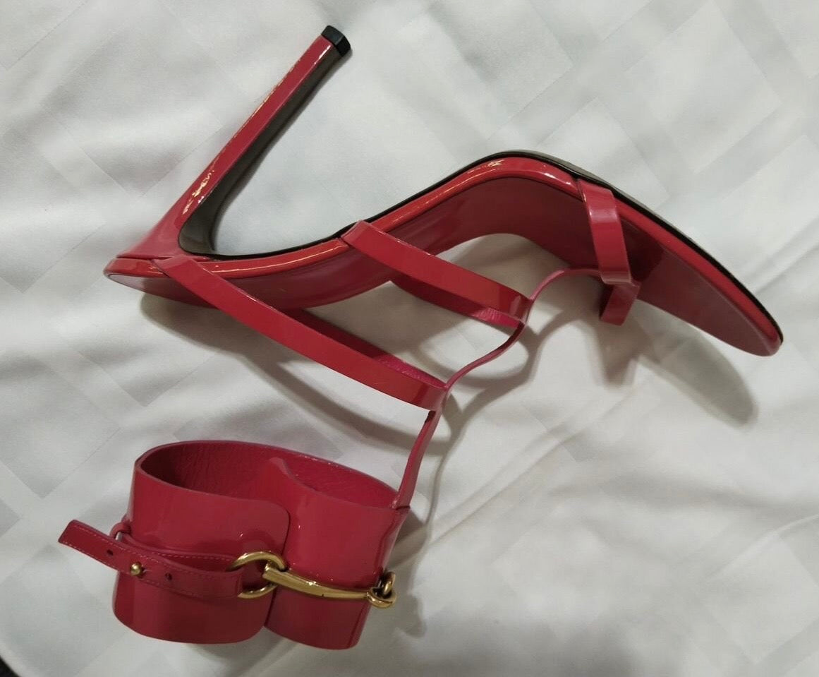 Gucci Cage Heels Pink - 40/40.5