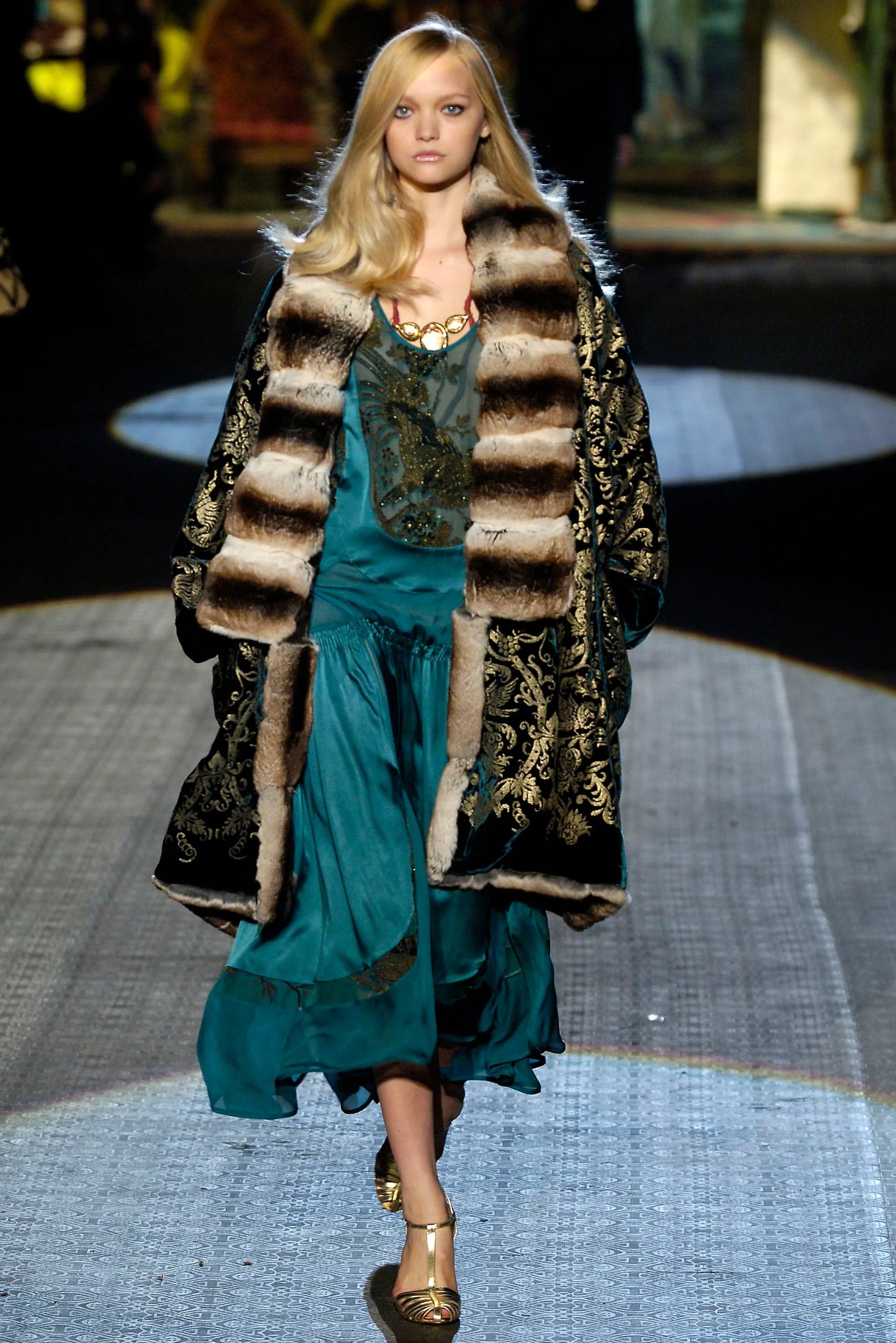 Roberto Cavalli F/W 2006 Chinchilla Fur Coat - S