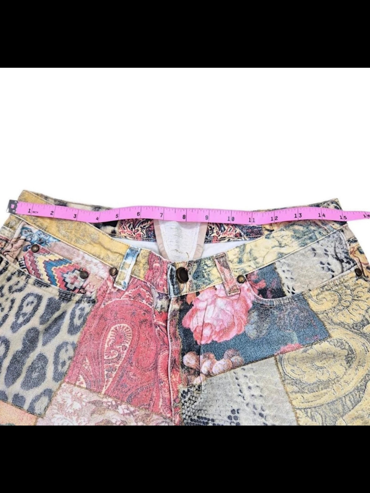 Roberto Cavalli Patchwork Jeans - L