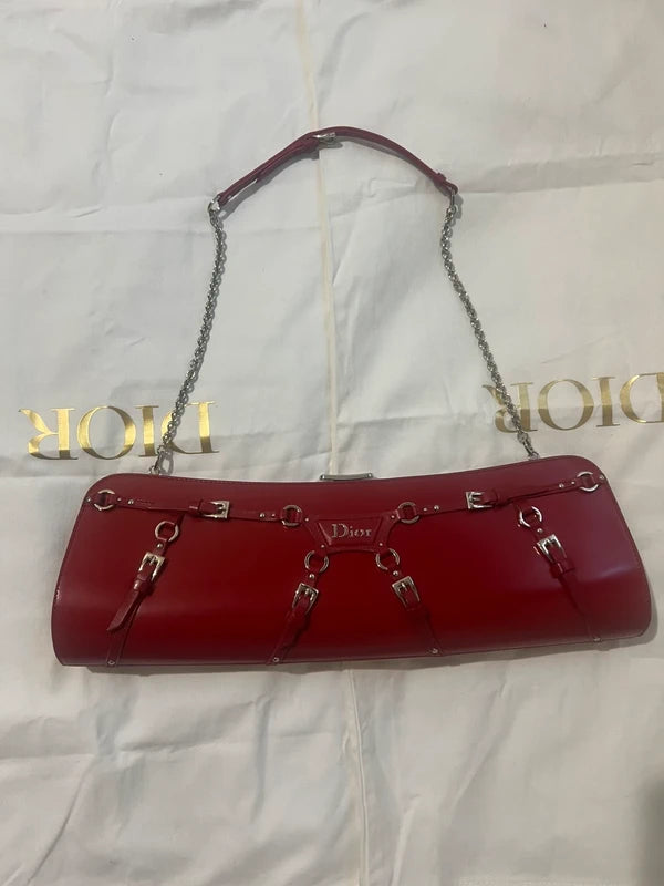 Dior Bondage Clutch and Chain Bag