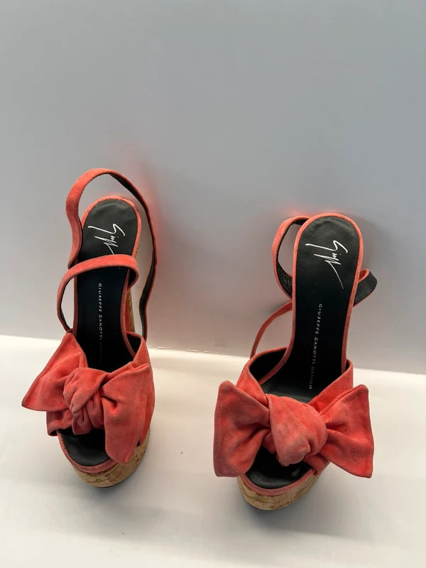 Giuseppe Zanotti Cork Platform Heels - 37.5