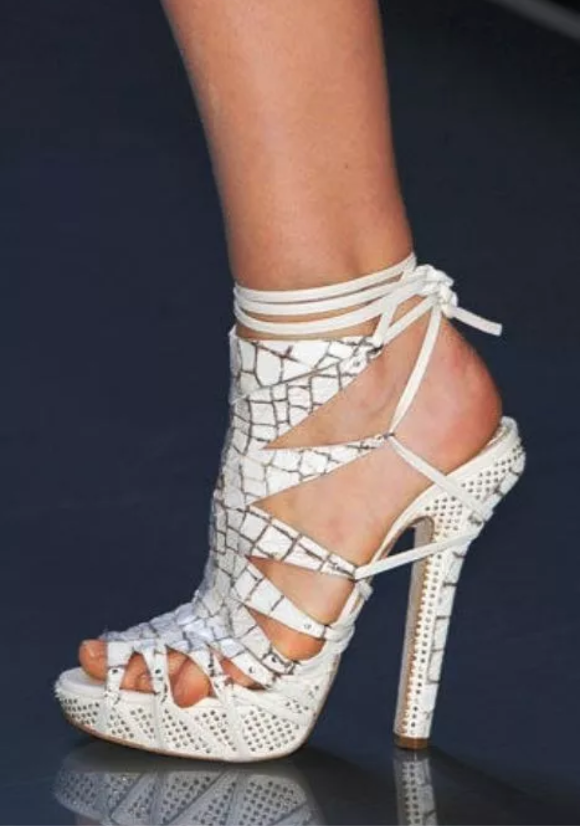 Dior Alligator Runway Heels - 38