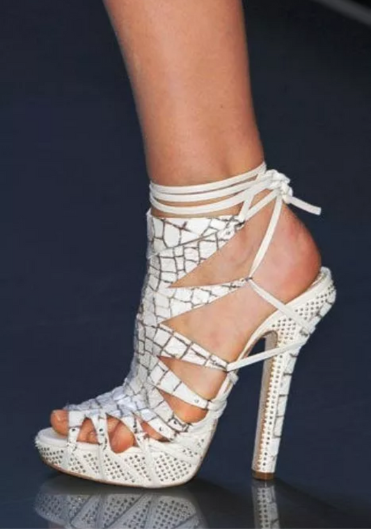 Dior Alligator Runway Heels - 38