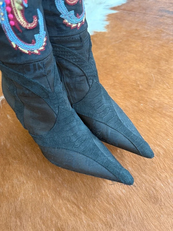 Just Cavalli Embroidered Boots - 37