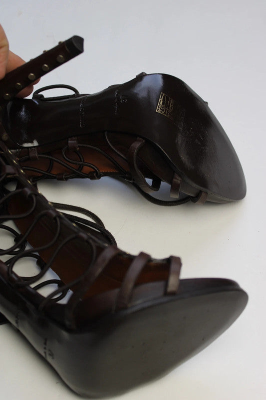 Emilio Pucci Lace Up Heels- 37