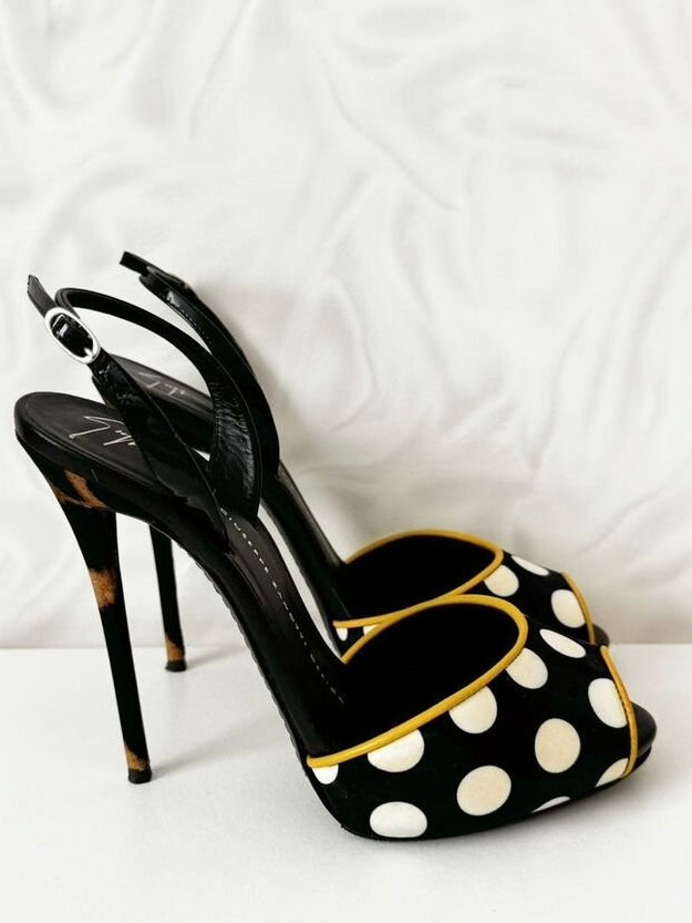 Giuseppe Zanotti Polka Dot Heels - 36.5