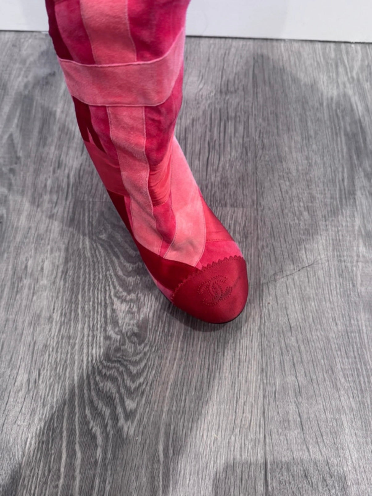 Chanel Patchwork Boots - 36