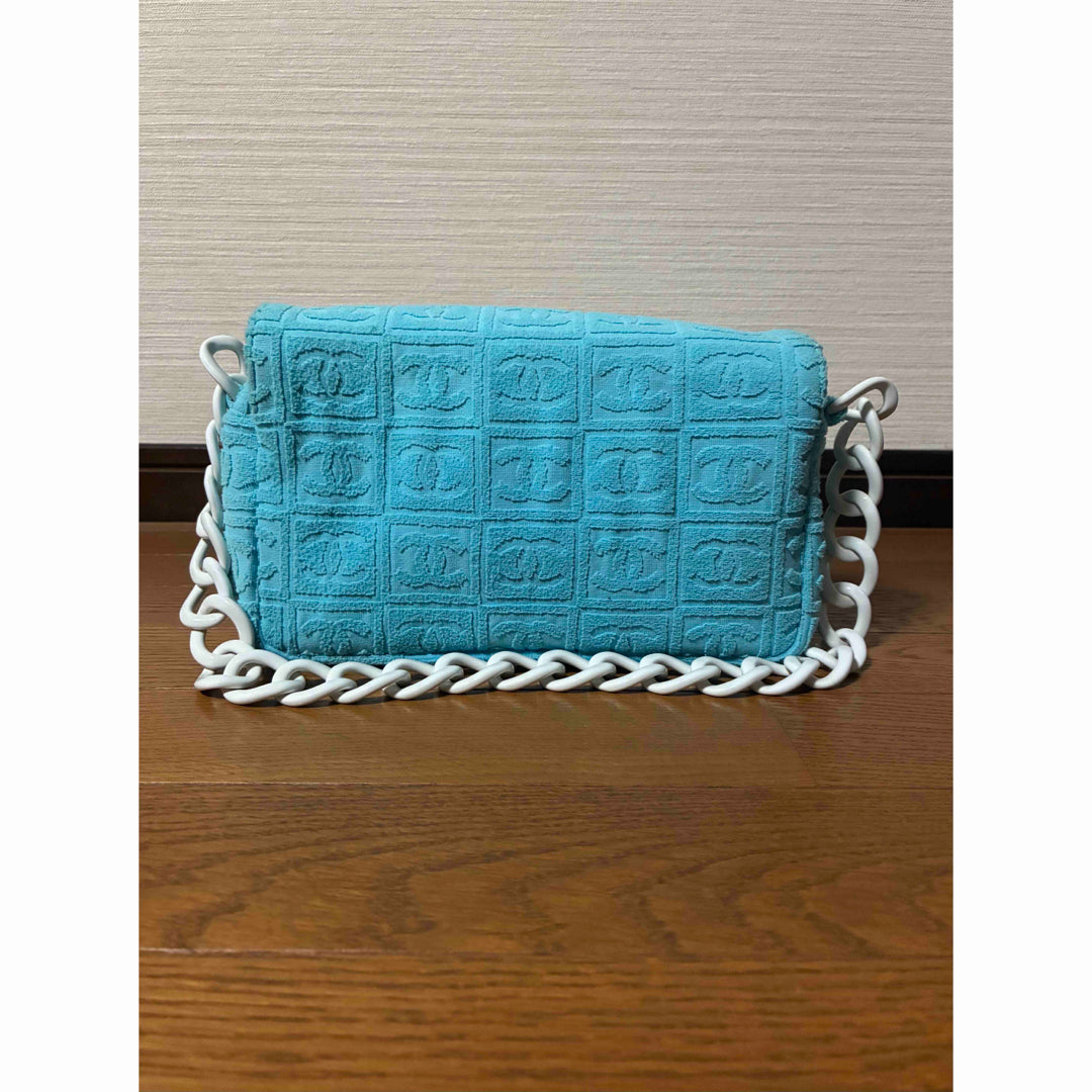 Chanel Blue Terry Cloth 2003 Sport Bag