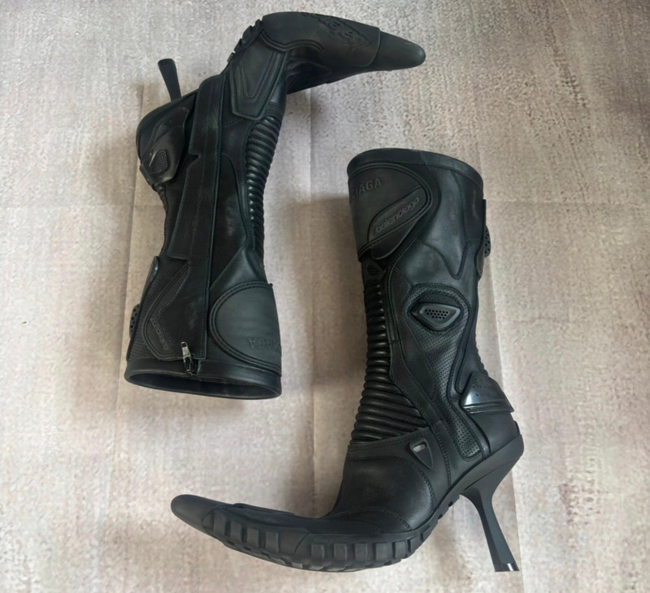 Balenciaga Moto Boots - 38