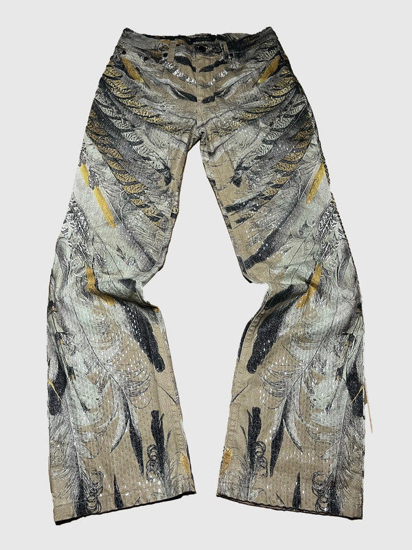 Cavalli Feather Jeans - XS