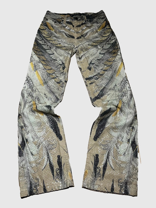 Cavalli Feather Jeans - XS