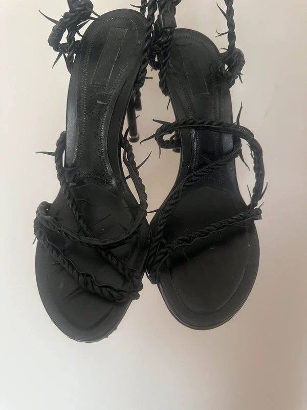 Alexander McQueen Barbed Wire Heels (Tall Heel) - 35.5 + 37
