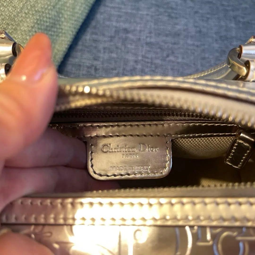 Dior Boston Bag Silver