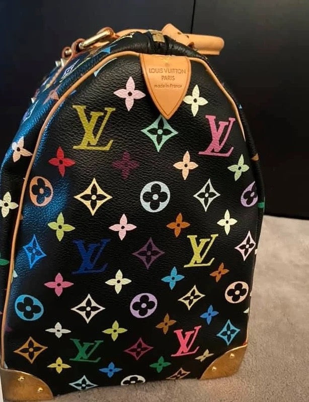 Louis Vuitton x Takashi Murakami Monogram Keepall 45 Travel Bag
