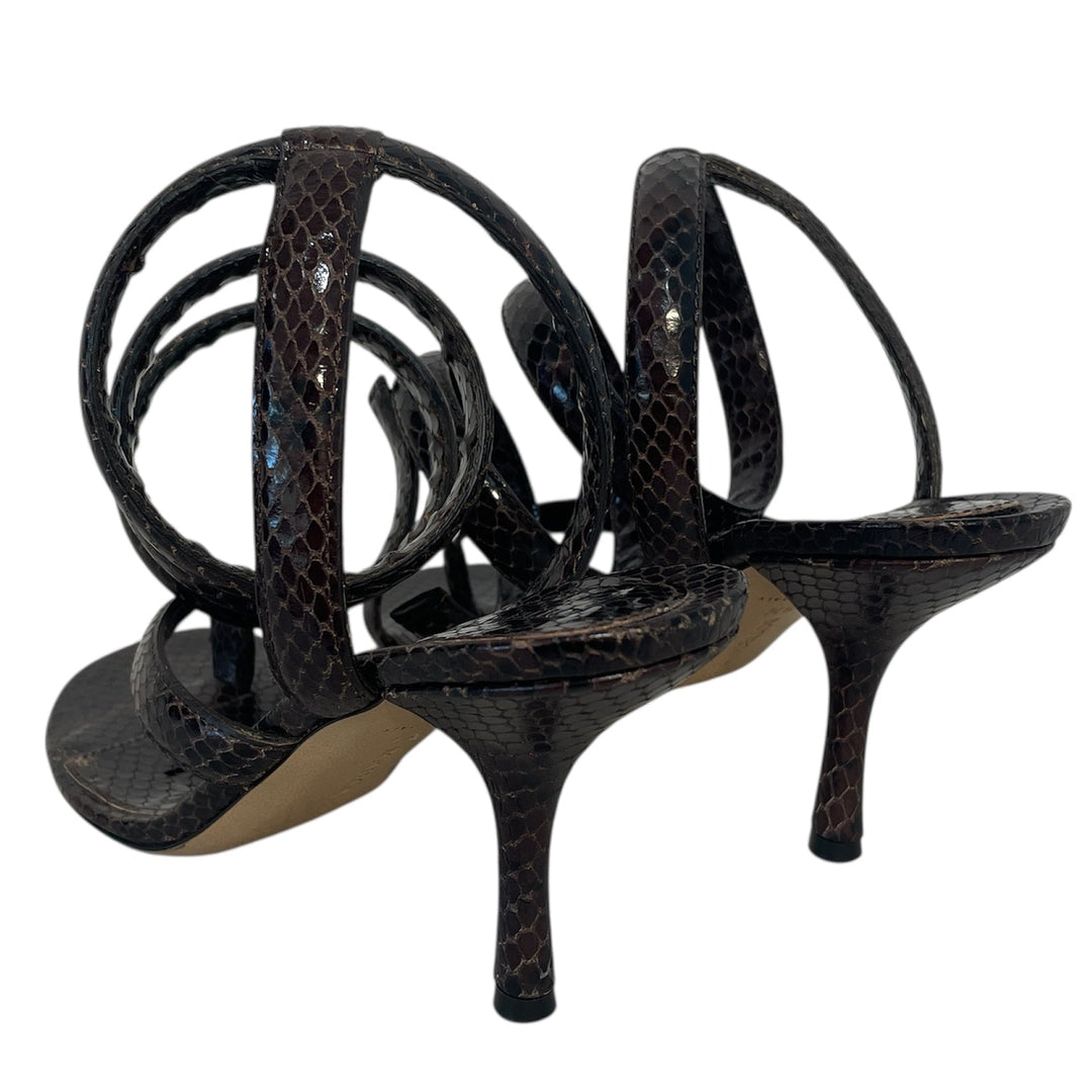 Botegga Venetta Python Spiral Heels - 38.5