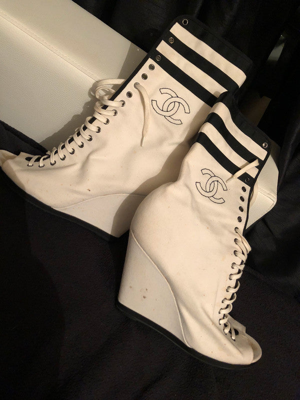 Chanel Sailor Wedges - 38