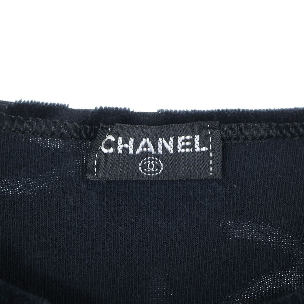 Chanel 1996 Velour T-Shirt - M/L