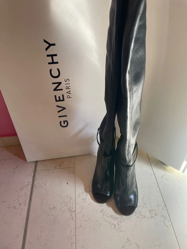 Givenchy SS 2015 Runway Over The Knee Boots - 38