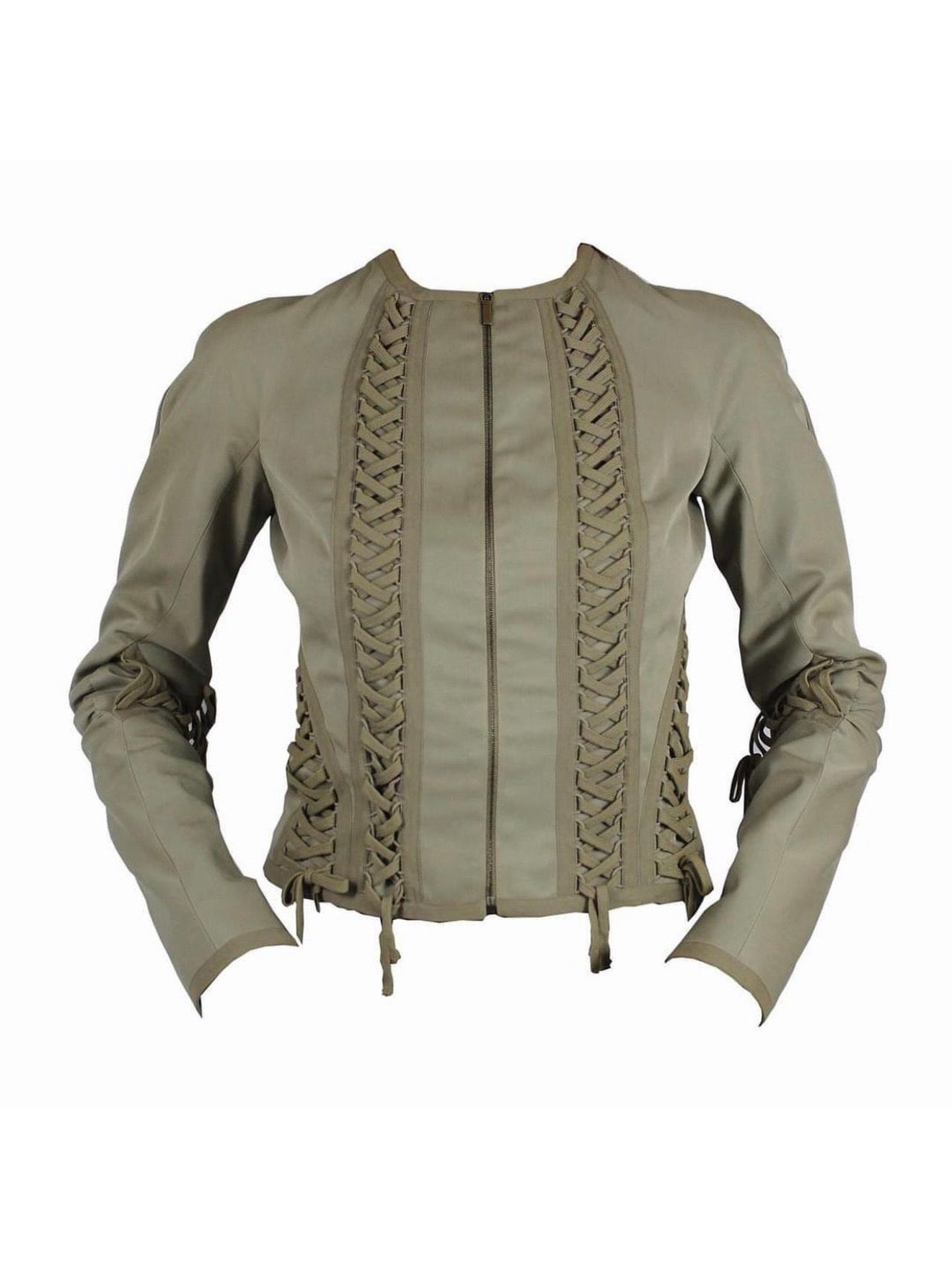 Dior by Galliano 2002 Archive Lace Up Jacket - L/XL