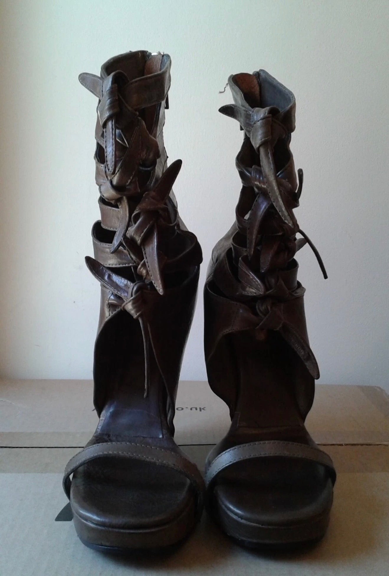 Rick Owens S/S 2011 Wedge Heels in Brown  - 41