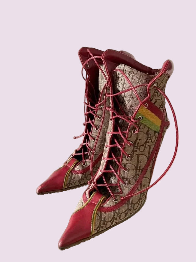 Dior Galliano Rasta Boots - 40