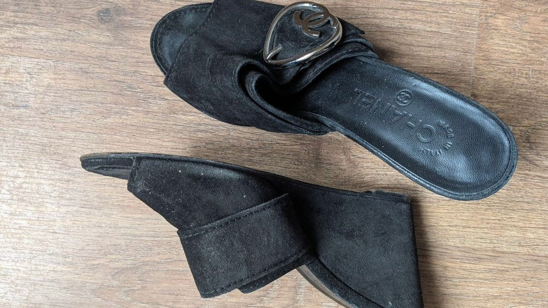 Chanel Heart Wedges - 37/38