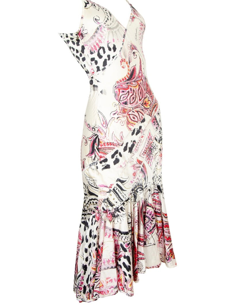 Cavalli 2000s Satin Dress - S