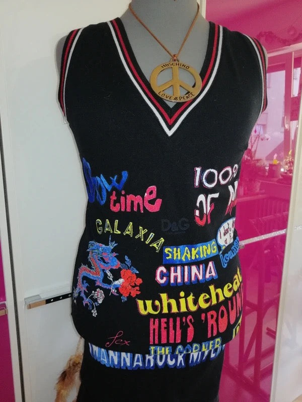 D&G 2003 Graffiti Dress - S