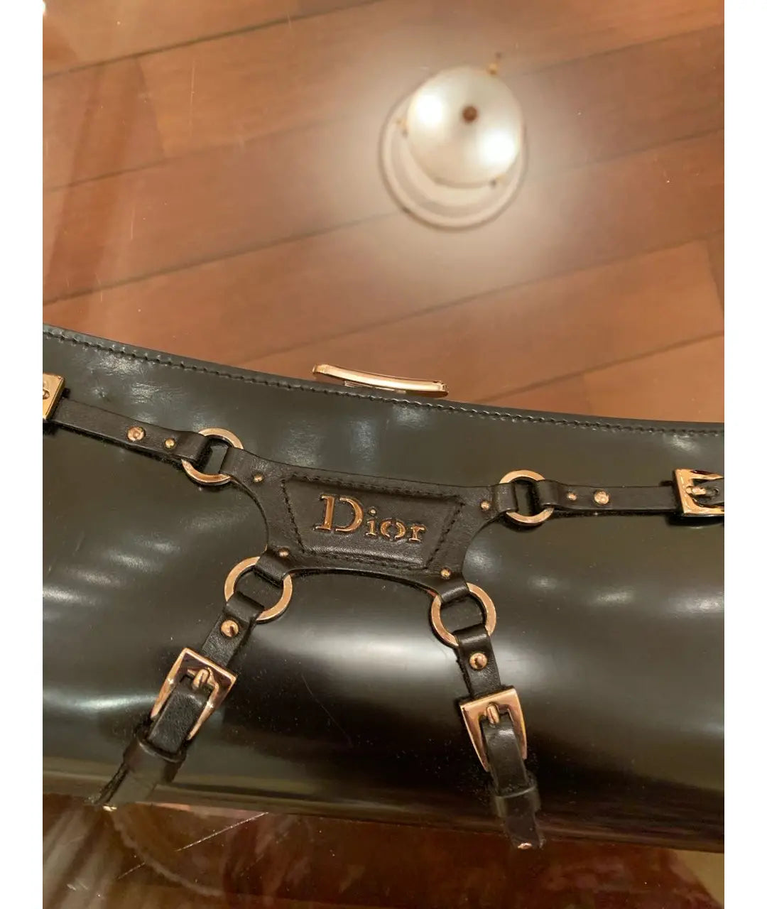 Dior Bondage Clutch and Chain Bag