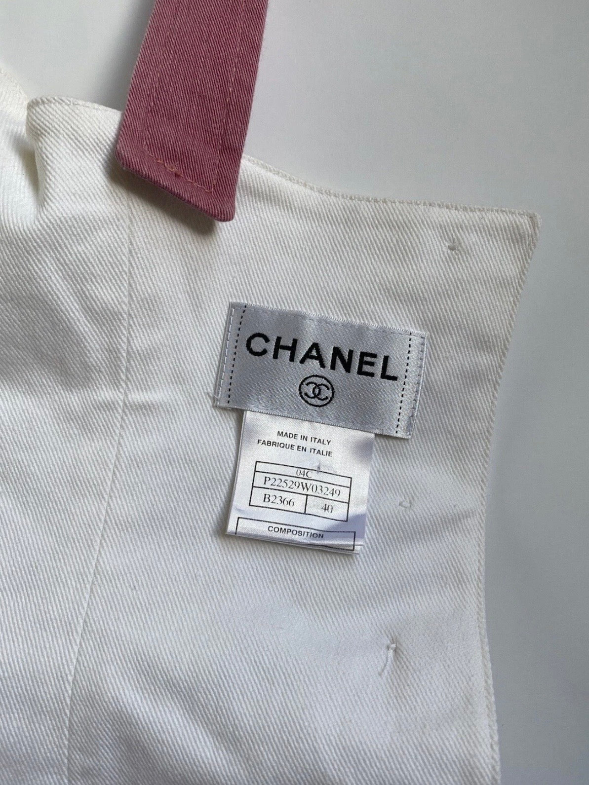 Chanel Logo Button Corset - S/M