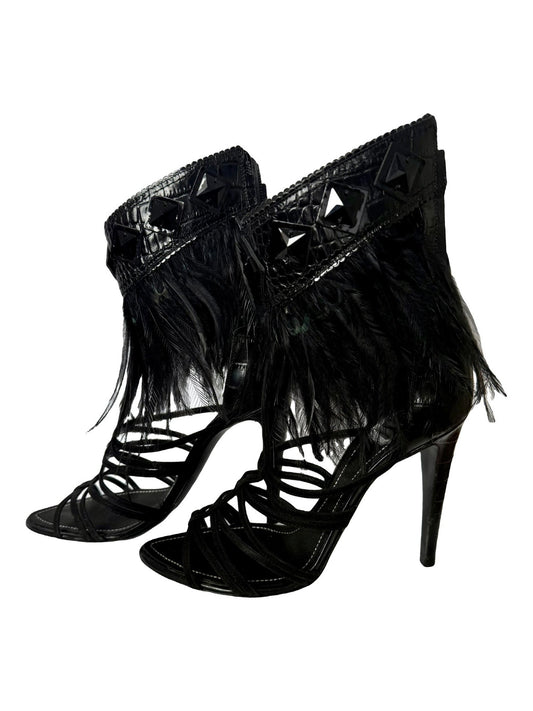 Dior by Galliano Feather Heels - 37