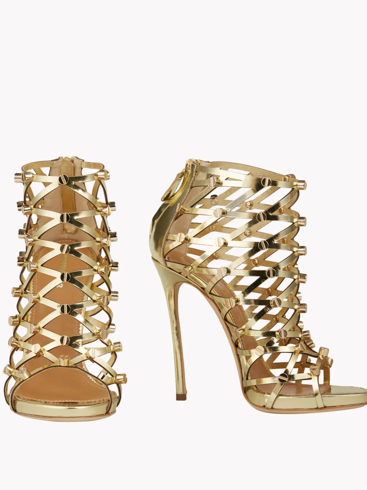 Dsquared2 Studded Cage Heels - 38