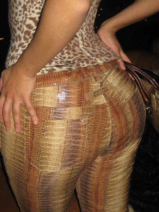 Jean Paul Gaultier Crocodile Pants - S