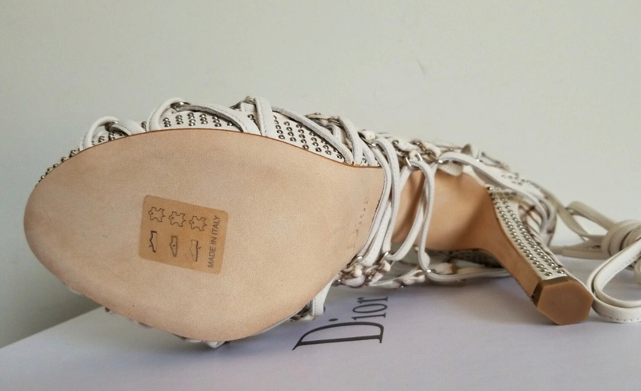 Dior 2009 Alligator Runway Heels Brand New - 41