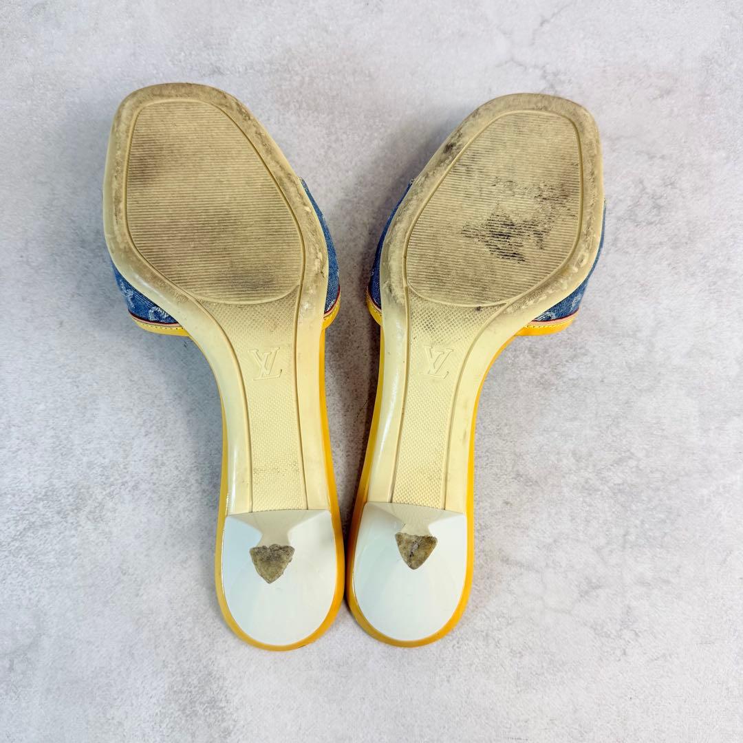 Louis Vuitton by Marc Jacobs Denim Kitten Heels - 35.5/36