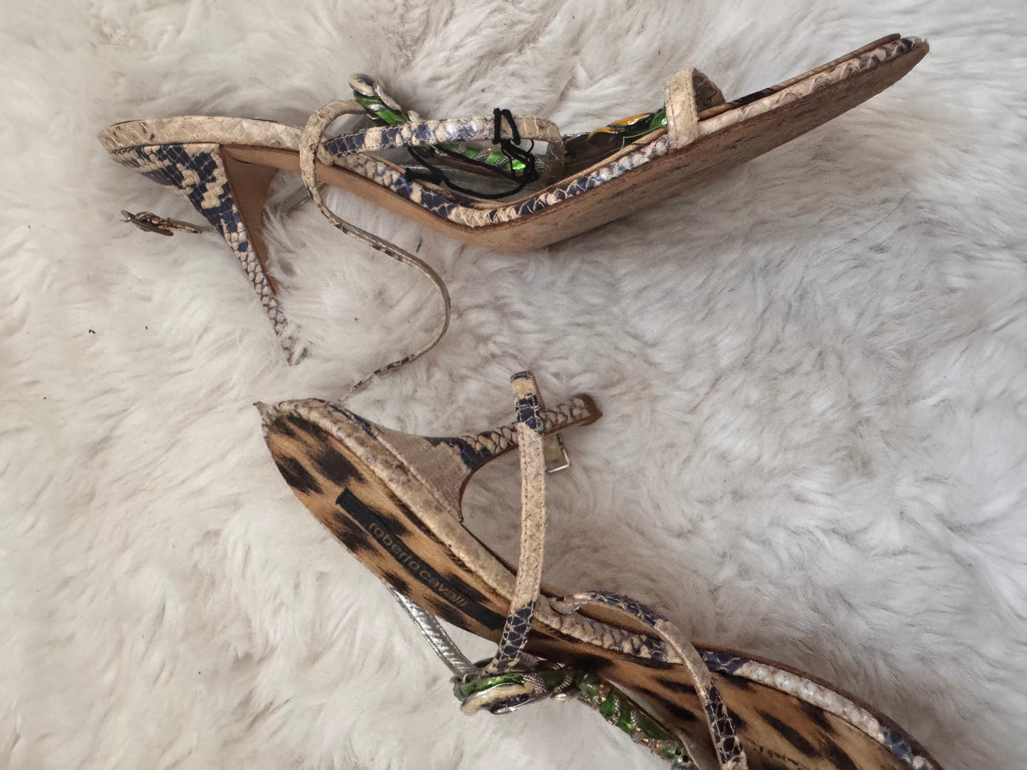 Roberto Cavalli Embellished Heels