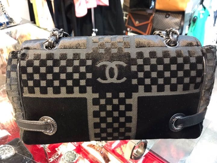 Chanel Velour Belted Bag