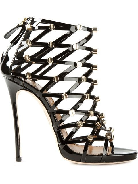 Dsquared2 Studded Cage Heels -39.5/40