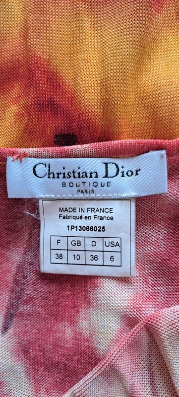 Dior Galliano Tie Dye Slip Dress - S/M