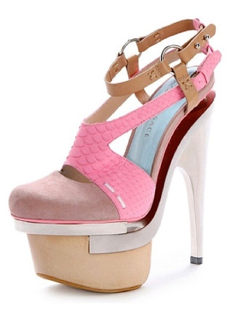 Versace Python Pumps - 38