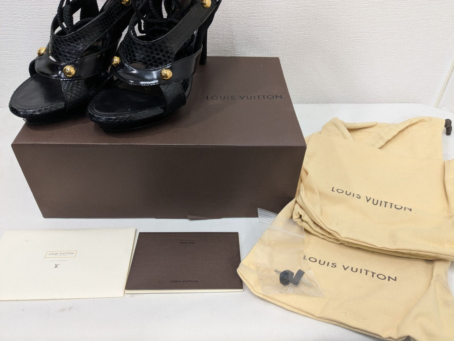 Louis Vuitton Python Spicy Heels - 36/36.5