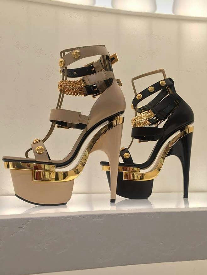 Versace Platform Heels - 37/37.5