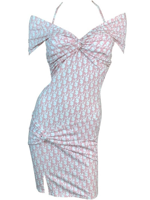 Dior Galliano Monogram Dress - S