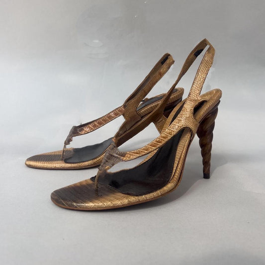 Alexander Snakeskin Spiral Heel - 37