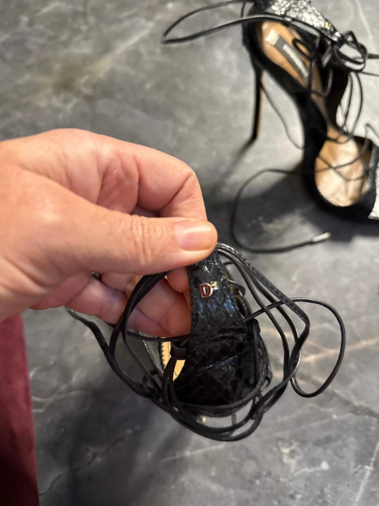 Dsquared2 Riri Lace Up Heels - 39