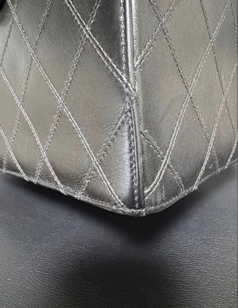 Chanel 1990s Quilted Vanity Box with Strap